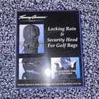 Tommy Armour Black Locking Waterproof Theft Deterrent Golf Bag Hood New. Price: $24.84.