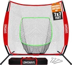 7X7FT/8X8FT Baseball Softball Net With Steel Frame For Batting, Hitting, Pitchin New. Price: $79.99.