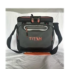 Arctic Zone Titan Deep Freeze Zipperless Cooler Bag Gray Shoulder Strap Used. Price: $14.00.
