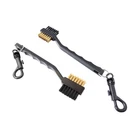 Drneeko Pack Of 2 Golf Club Cleaning Brush With Double Sided Brass & Black New. Price: $12.99.