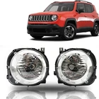 Munirater Headlamp Set Lh Fit 15 18 Jeep Renegade Replacement Housing Clear New. Price: $126.09.