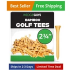 Wedge Guys Bamboo Golf Tees 2-3/4" & 3-1/4" 100,250,500 Or 1000 Pcs New. Price: $32.00.