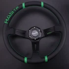 Aluminum 14IN 350MM Deep Dish Sport Racing Drifting Green Steering Wheel 6 Bolt New. Price: $35.55.