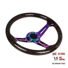 Black Crystal Acrylic Racing Steering Wheel 350MM/13.8'' Golf Cart New. Price: $50.69.