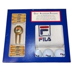 Fila Golf Accessory Package 1990 Tees Towel Balls Tool Marker Nib New. Price: $35.00.