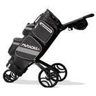 Paradax AI-1 All-in-one Golf Bag Built-in 3-WHEEL Push Cart Black New. Price: $419.00.