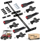 10L0L Universal Retractable Golf Cart Seat Belt Kit 35 X 6.9 Inch, Black New. Price: $102.70.