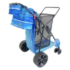 Stripes Beach Cart Duty Folding Striped Pattern Easygo Deluxeheavy New. Price: $154.99.