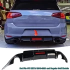 Fit For Vw Golf Gti MK7 Rear Bumper Diffuser W/ Light Led Gloss Black 2015-2017 New. Price: $116.48.