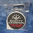 Scotty Cameron Titleist Ball Putting Disc Pvc Patch W/ Carabiner, SC010004 New. Price: $55.00.