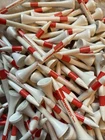 Pride Golf Tees (2 1/8", White/red, 116) 100% Solid Hardwood New. Price: $9.00.