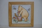 Disney Winnie The Pooh Picnic Basket Tile Trivet Wall Plaque Cor 3/4"X7 Used. Price: $12.25.