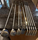 Callaway Jr Golf Clubs Xj & Xt Mixed Set- Driver Fwy Hybrid 9, 6, 8, Pw Irons Used. Price: $119.99.