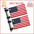 Trinka 2 Pack Golf Cart American Flag With Elastic Straps, 6 X 9" Double-sewn New. Price: $15.16.