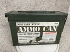 Harbor Freight Tools Military Style Ammo Can Storage Box .30-CAL M1919 Green Used. Price: $34.99.