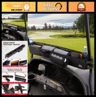 Kemimoto Golf Cart Front Storage Basket Tray, No Drill, Black New. Price: $82.99.
