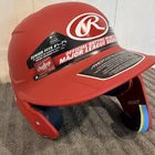 Rawlings Mach Extended Senior Baseball Batting Helmet 6 7/8" To 5/8" New. Price: $49.98.