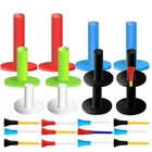 Golf Rubber Tees 12 Pack & Plastic 3 1/4 Inch Set, Durable Practice New. Price: $14.99.