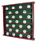Clubhouse Collection Mahogany Golf Cabinet Displays Up To 49 Balls. Price: $51.99.