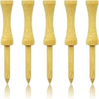 Zivisk Wooden Golf Tees 31/4" 100 Count 83MM Natural Step Down New. Price: $14.62.