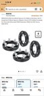 Irontek 1" Spacers 6X139.7MM (108MM Hub Bore, 14X1.5 Studs) 6X5.5 Wheel... New. Price: $91.00.