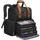 Mancro Hairstylist Travel Bag, 2-LAYER Cosmetology With 3 Separate Pouches New. Price: $69.46.