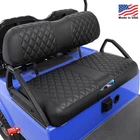 Leapgomax Club Ds Golf Cart Seat Covers Diamond Black Pvc Leather Front New. Price: $86.99.