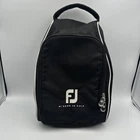 Fj Footjoy Golf Shoe Cleat Bag Black Vented Travel Storage Used. Price: $23.99.