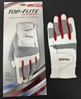 Top Flite Junior Youth Golf Glove, Left Hand (one Size) White, Red & Gray - New!. Price: $14.00.