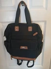 Ltinveck Laptop Backpack Black Multi-function Insulated Pockets Shoulder Straps Open. Price: $39.00.