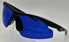Sharper Image Golf Ball Finding Unisex Blue Lens Black Sunglasses E3 Used. Price: $16.19.