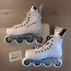 Alkali Cele Iii Senior Adult White Inline Roller Hockey Skates Size 7 New. Price: $120.99.