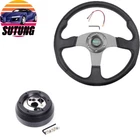 Gray Steering Wheel + Hub Adapter 170H For Dodge Chevrolet Gmc Jeep Universal New. Price: $55.55.