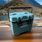 Igloo Bmx 25 Quart Cooler Heavy Duty Ice Chest Blue Aqua Excellent New. Price: $56.00.