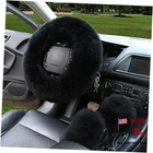 Fashion Fluffy Steering Wheel Covers For Women,steve Yiwu Warm Long Hair Black New. Price: $28.34.