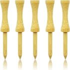 Step Down Golf Tees 2-1/8"OR 2-3/4"OR 3-1/4" 100 Count Wooden Castle New. Price: $16.75.
