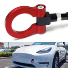 Red Track Racing Style Front Bumper Tow Hook Ring For 2017-UP Tesla Model 3, New. Price: $18.09.