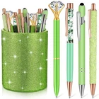 Sabary 8 Pcs Ballpoint Pens With Holder For Desk Pencil (green) New. Price: $12.04.
