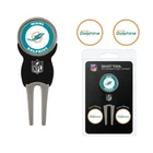 Team Golf Nfl Miami Dolphins Divot Tool With 3 Ball Markers Set New. Price: $9.99.