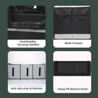 Aophy Trunk Organizer For Car, 95L Large Capacity Storage With Nonslip Bottom... New. Price: $42.56.
