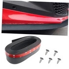 7.64FT Car Front Bumper Lip Spoiler With Self-adhesive,rubber Black New. Price: $21.05.