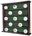 Golf Display Cabinet Mahogany Holds Balls Clubhouse Collection UC625 New. Price: $59.99.