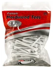 100 Pack Of 2 3/4" Inch Hardwood Golf Tees By Proactive Sports - White New. Price: $8.53.