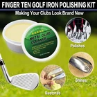 Golf Club Cleaning Kit Iron Drivers Metal Face Grips Polish Multi-purpose New. Price: $12.99.