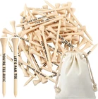 Haull 101 Pcs Bamboo Golf Tees For Men Christmas 3-1/4 Inch With Bag New. Price: $16.19.