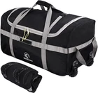 Large Foldable Duffle Bag With Wheels - 85L/120L/140L Travel Companion New. Price: $107.99.