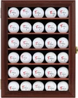 Golf Display Case 30 Balls Mahogany Pga Clubhouse Wall Cabinet Rack Holder New. Price: $59.99.