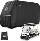 Kemimoto 600D Waterproof Golf Cart Cover Universal 6-SEATER Black Heavy Duty New. Price: $178.78.