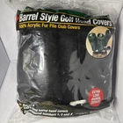 Jef World Golf Extra Long Barrel Club Black Covers Style Fur Pile Set 1-3-X New. Price: $22.50.