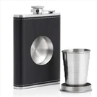 Flask & Shot Glass Builtin Collapsible Stainless Steel Leak Proof Cap Hip Pocket New. Price: $13.79.
